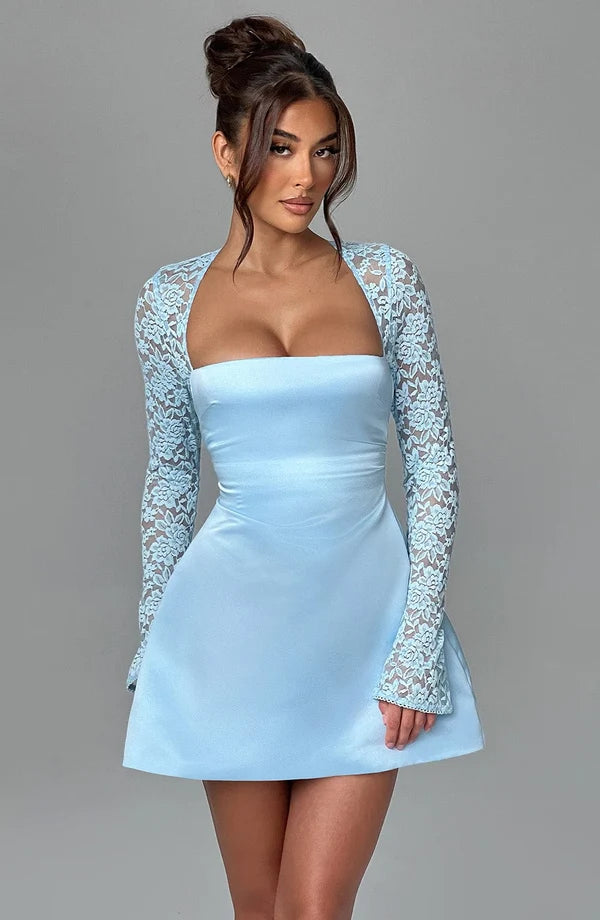 Kathy — Vestido mini con lazo