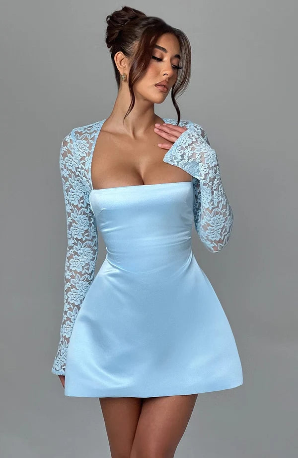 Kathy — Vestido mini con lazo