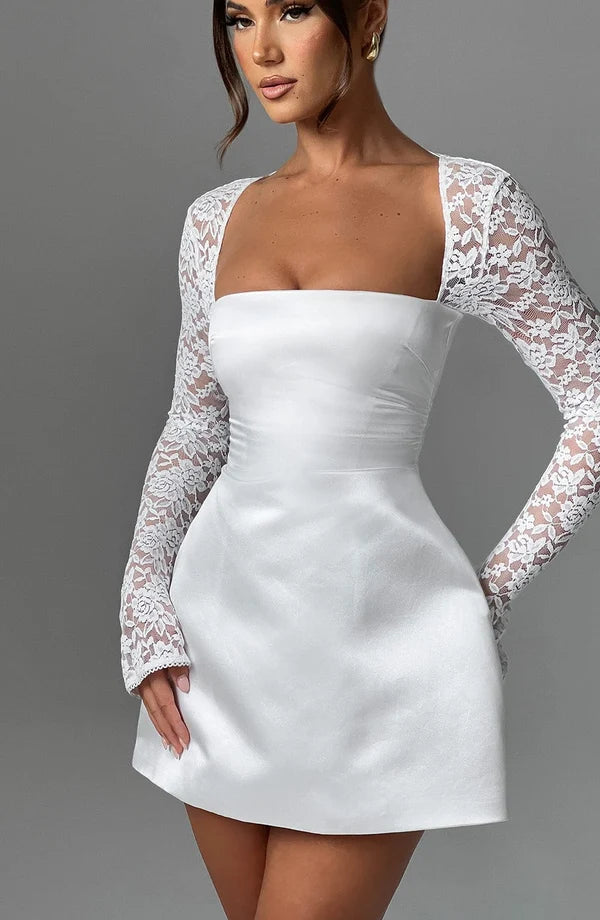 Kathy — Vestido mini con lazo