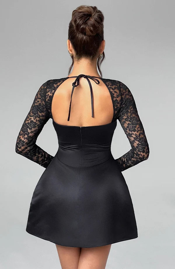 Kathy — Vestido mini con lazo