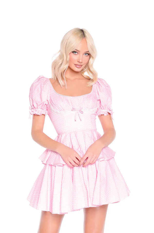 Lis — Vestido mini con volantes