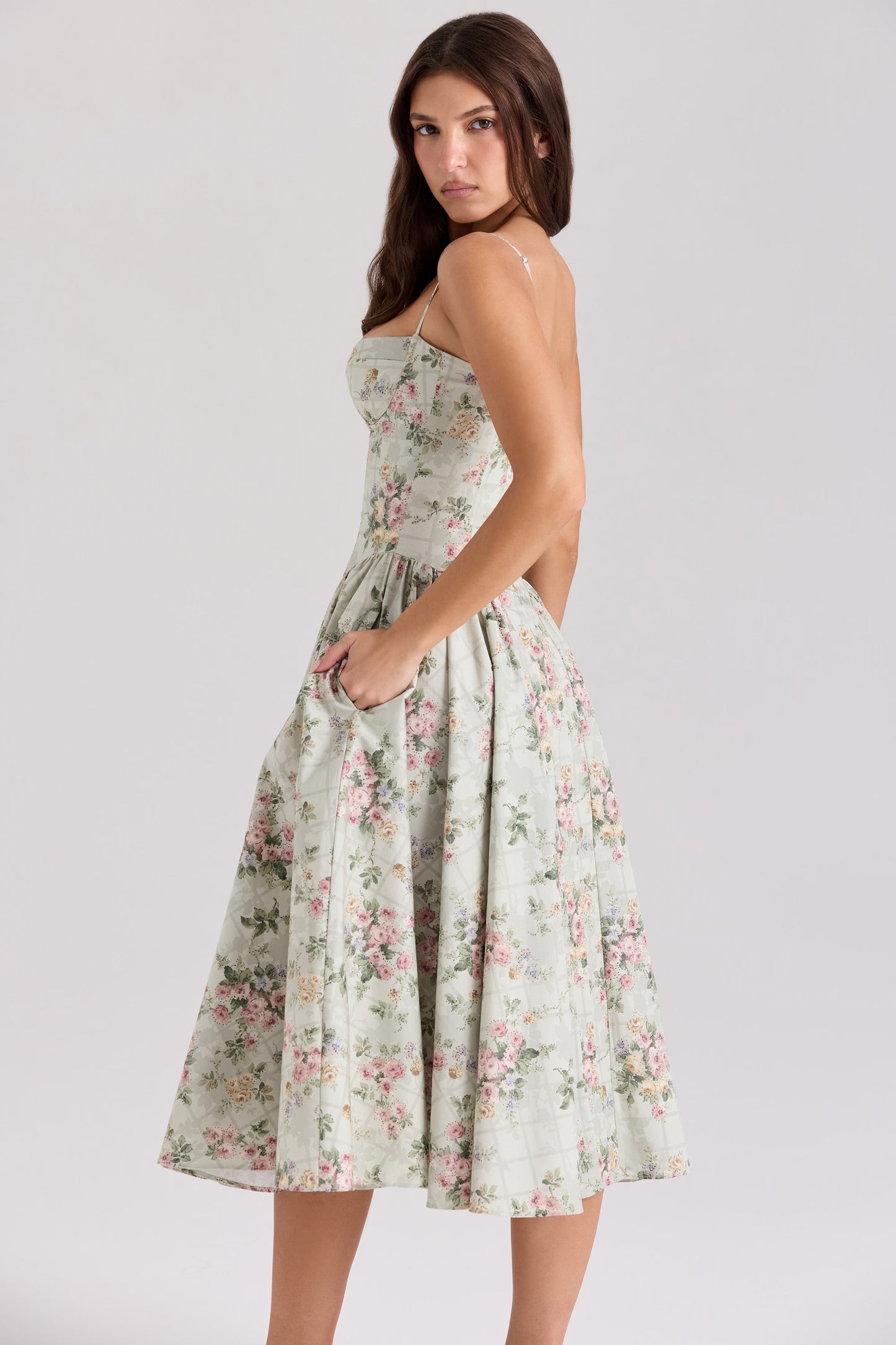 Luvia — Vestido midi con golas