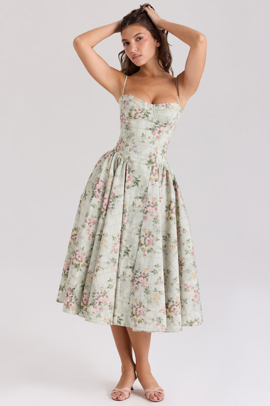 Luvia — Vestido midi con golas