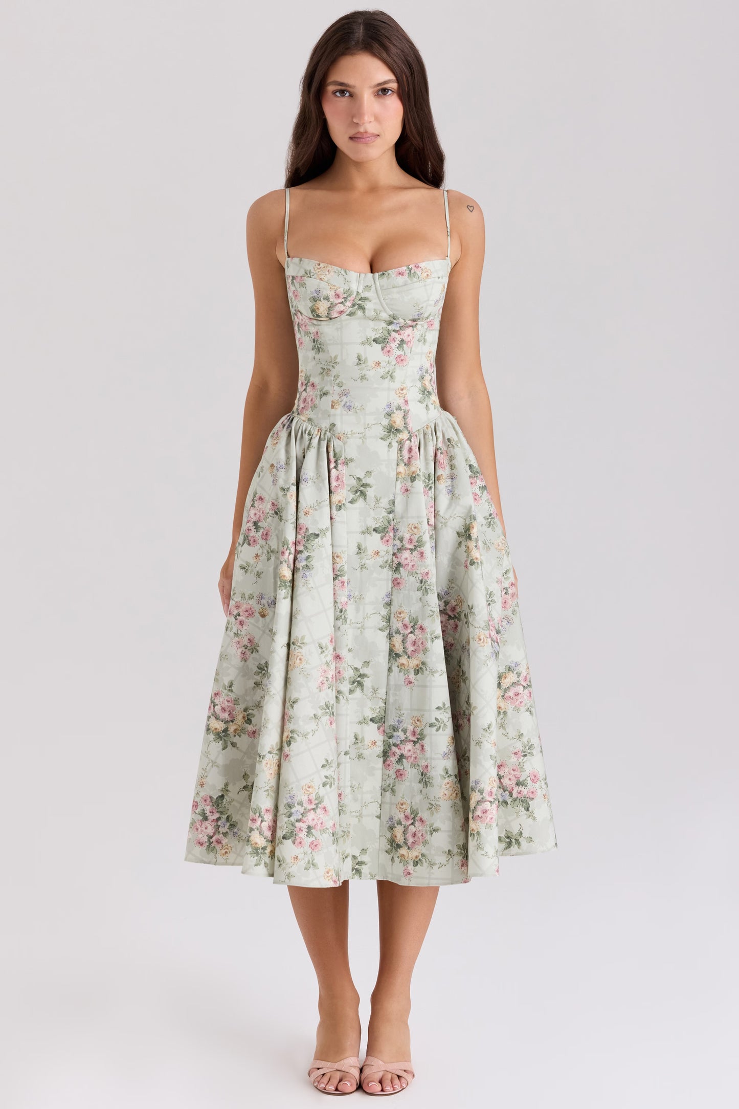 Luvia — Vestido midi con golas