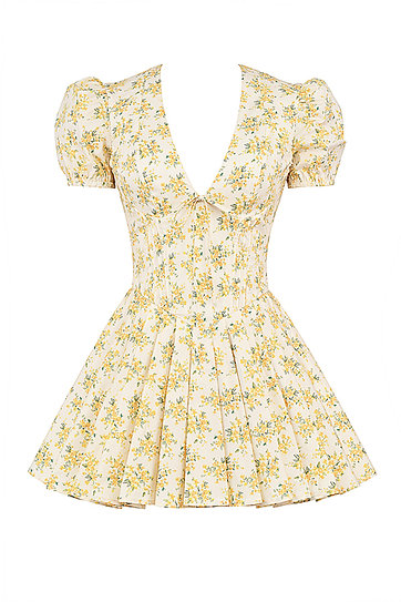 Mabel — Vestido mini escotado