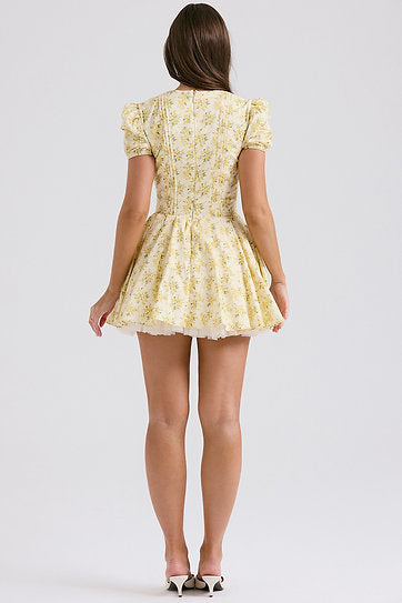 Mabel — Vestido mini escotado