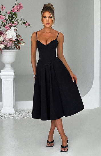 Marcelline — Vestido midi corset