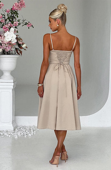 Marcelline — Vestido midi corset