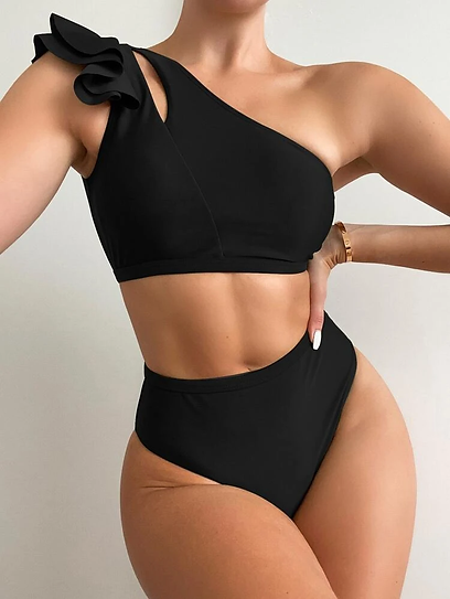 Marissa — Bikini medio lado con volantes