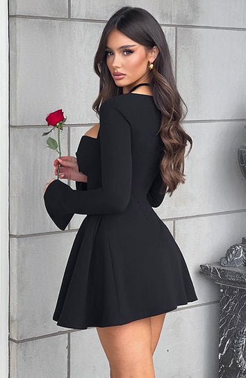 Mia — Vestido mini con volantes