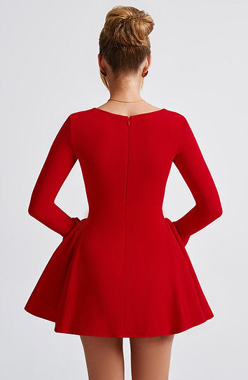 Mia — Vestido mini con volantes