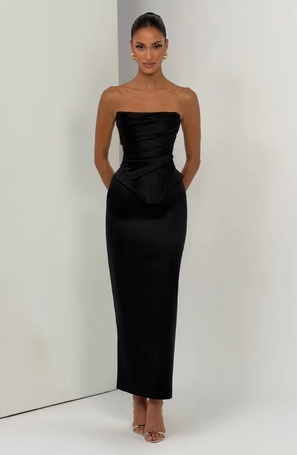 Michelle — Falda midi con abertura