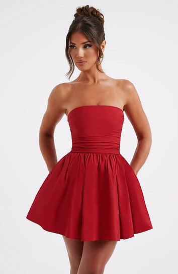 Mila — Vestido mini con lazo