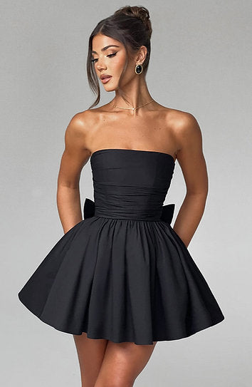 Mila — Vestido mini con lazo