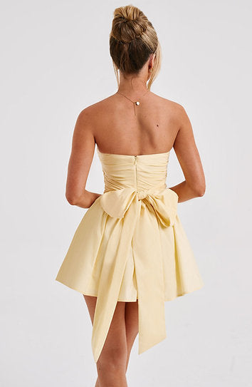 Mila — Vestido mini con lazo