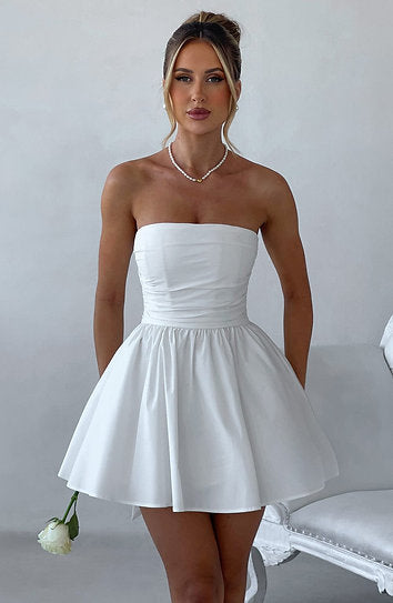 Mila — Vestido mini con lazo