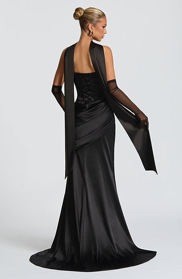 Minerva — Vestido maxi corset