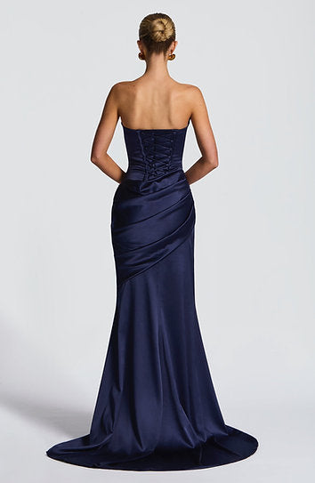 Minerva — Vestido maxi corset