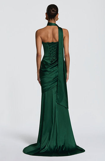 Minerva — Vestido maxi corset