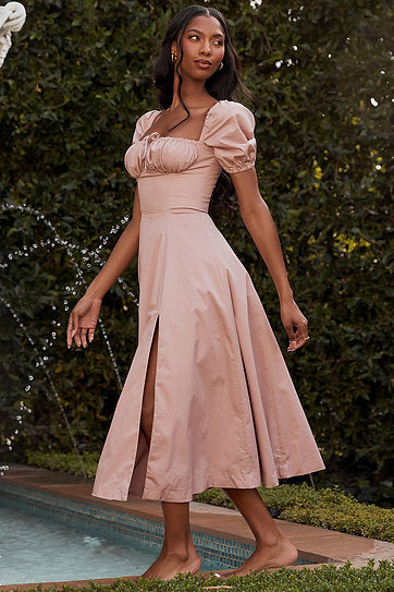 Mirea — Vestido midi con abertura