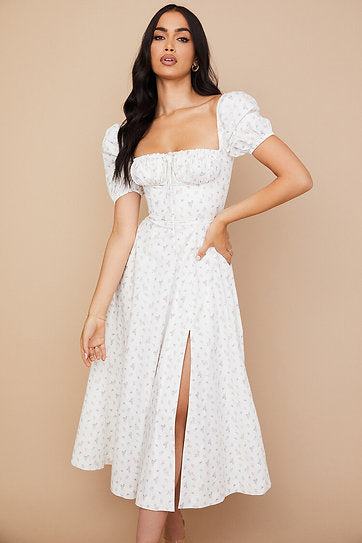 Mirea — Vestido midi con abertura