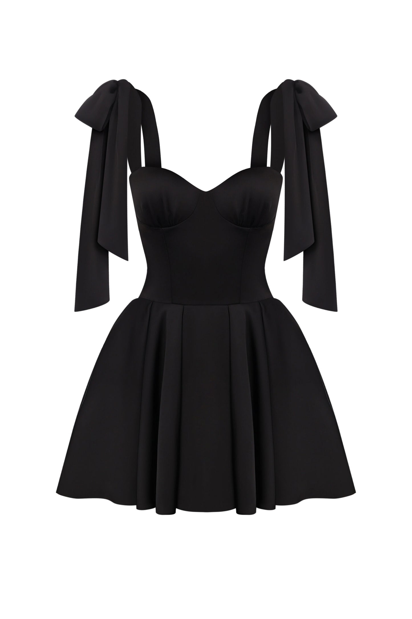 Nelia — Vestido mini corset con lazos