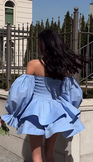 Noemí — Vestido mini con volantes