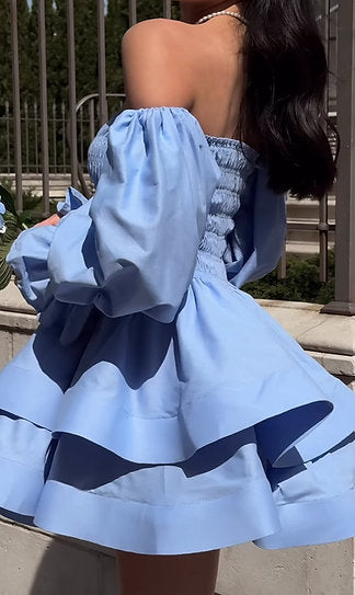 Noemí — Vestido mini con volantes