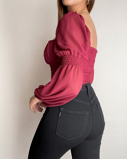 Nora — Blusa encauchada