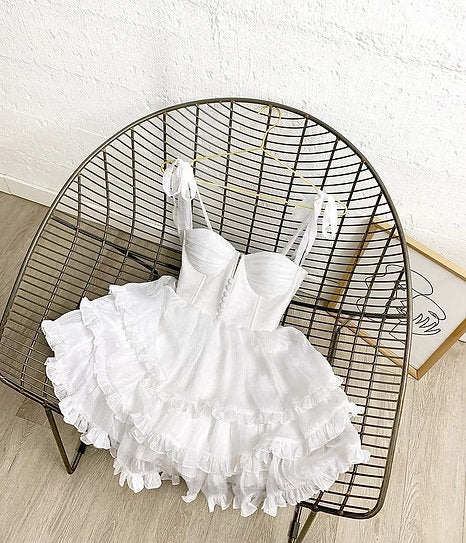 Ophelia — Vestido mini con lazos