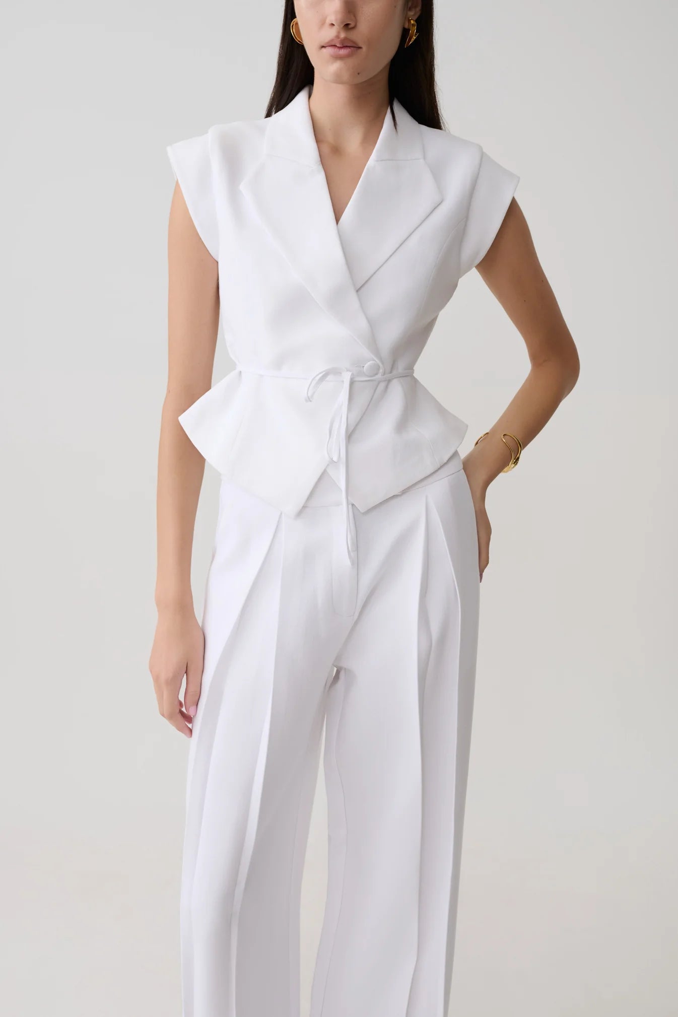 Paloma — Conjunto: blusa y pantalón ancho