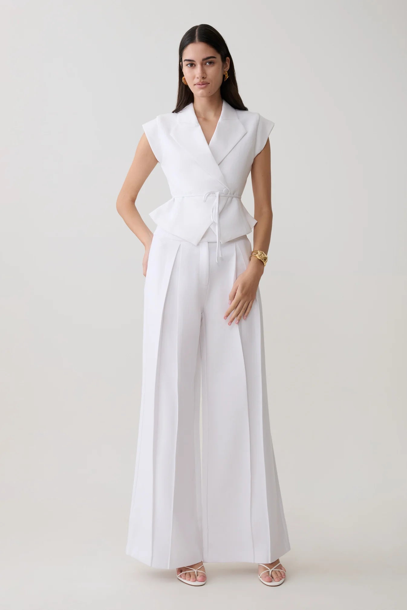 Paloma — Conjunto: blusa y pantalón ancho