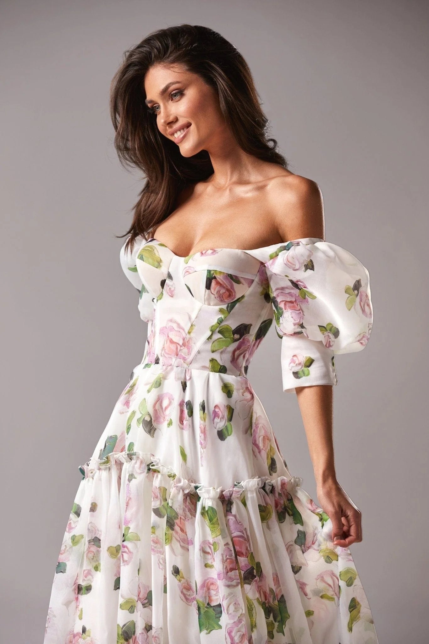 Sabrina — Vestido maxi corset