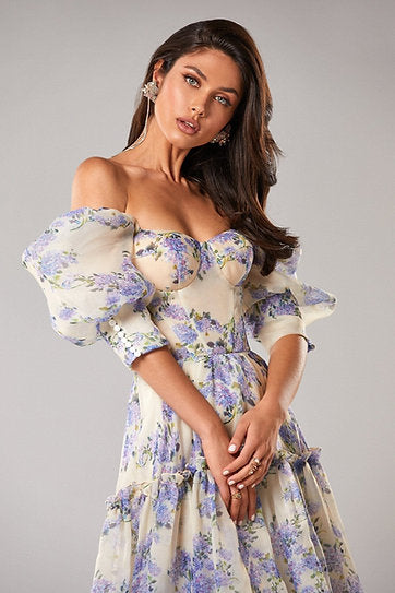 Sabrina — Vestido maxi corset