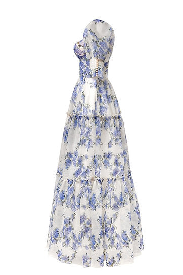 Sabrina — Vestido maxi corset