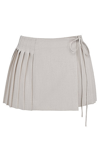 Saskia — Falda short mini con lazo