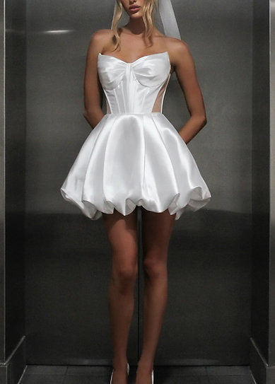 Scarlett — Vestido mini corset falda globo