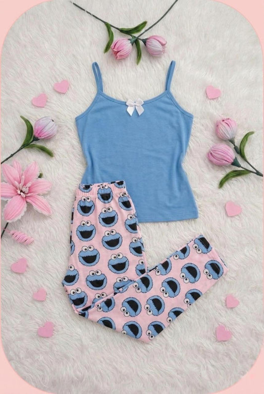 Set de pijama: pantalón y top de tiras
