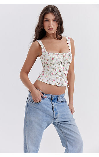 Skye — Blusa con lazo
