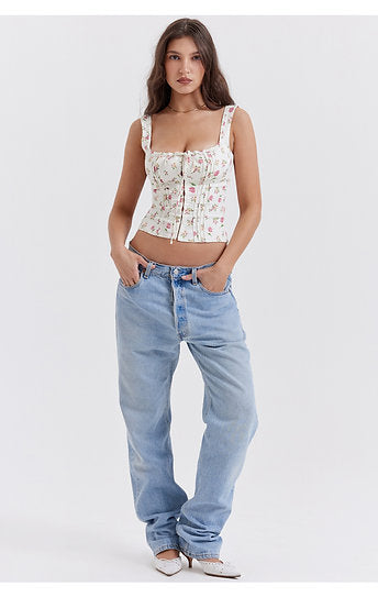 Skye — Blusa con lazo