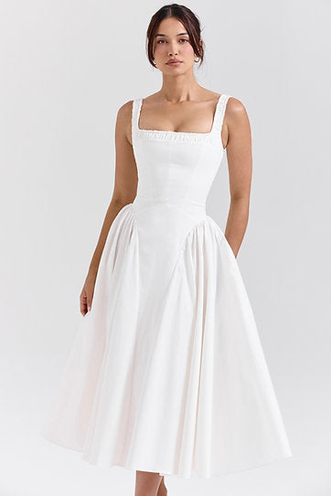 Stehicy — Vestido midi con volantes