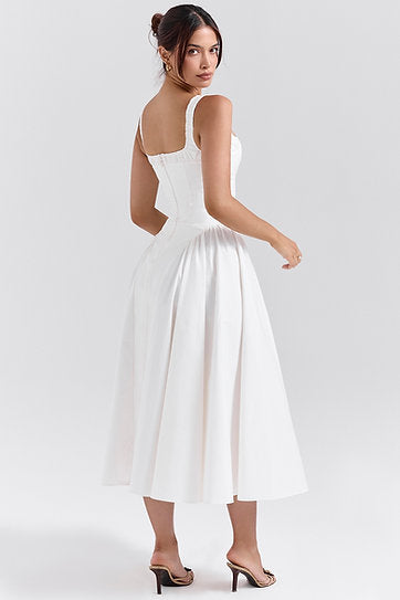Stehicy — Vestido midi con volantes