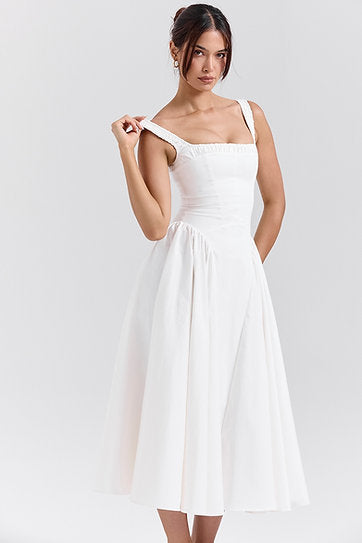 Stehicy — Vestido midi con volantes