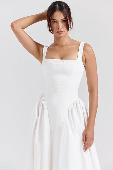 Stehicy — Vestido midi con volantes
