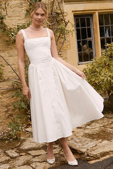 Stehicy — Vestido midi con volantes