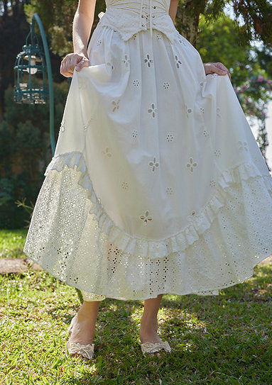 Sunny — Vestido midi corset con lazos