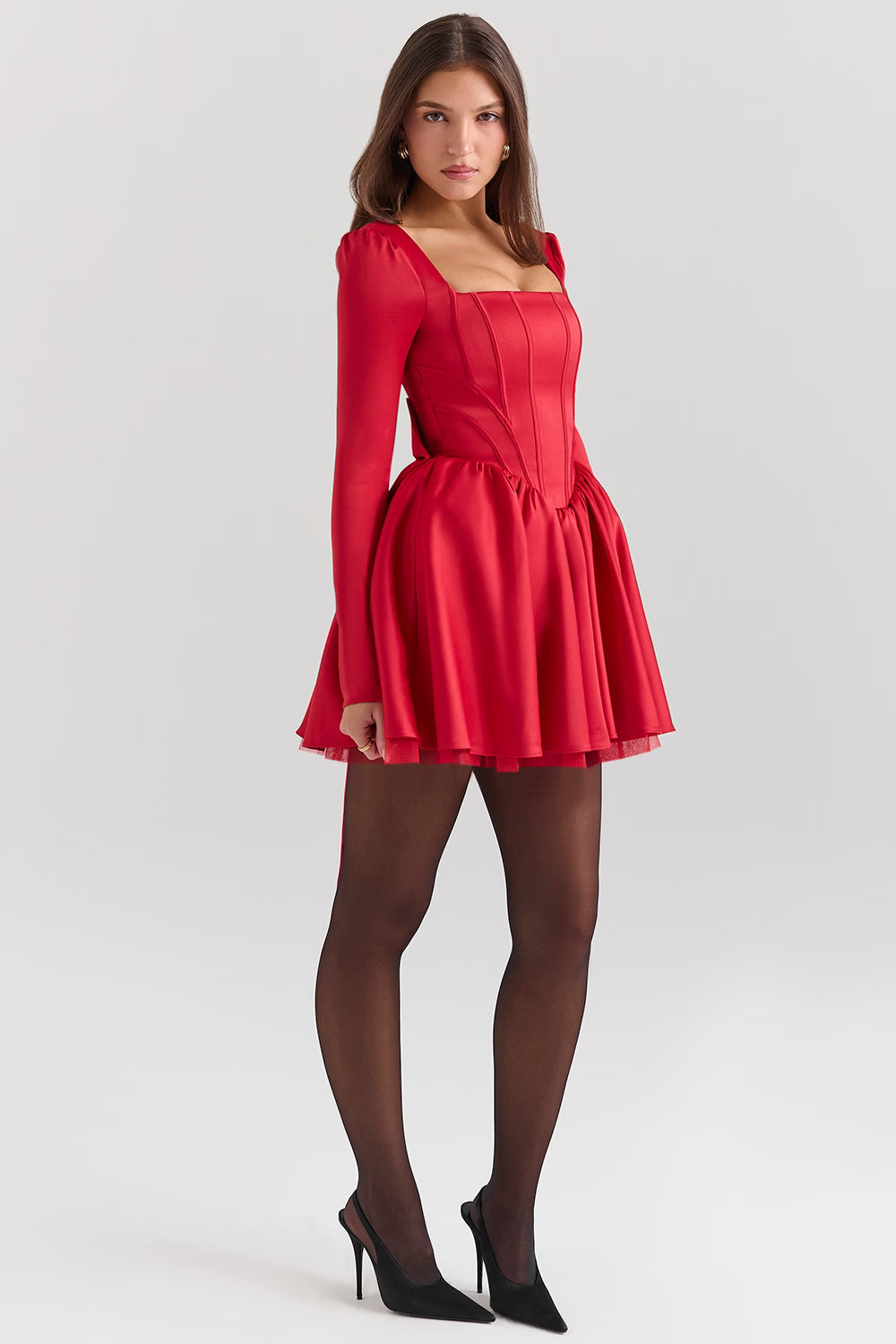 Susan — Vestido mini con moño