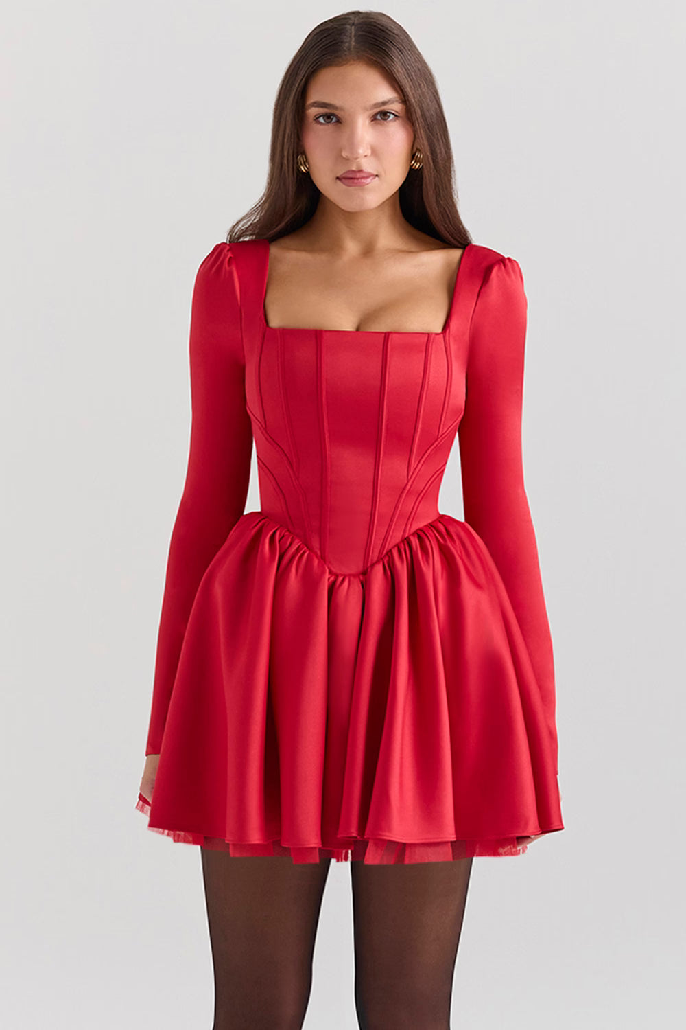 Susan — Vestido mini con moño