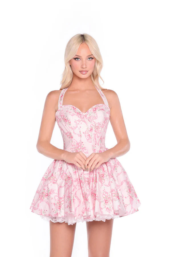Teresa — Vestido mini con lazo