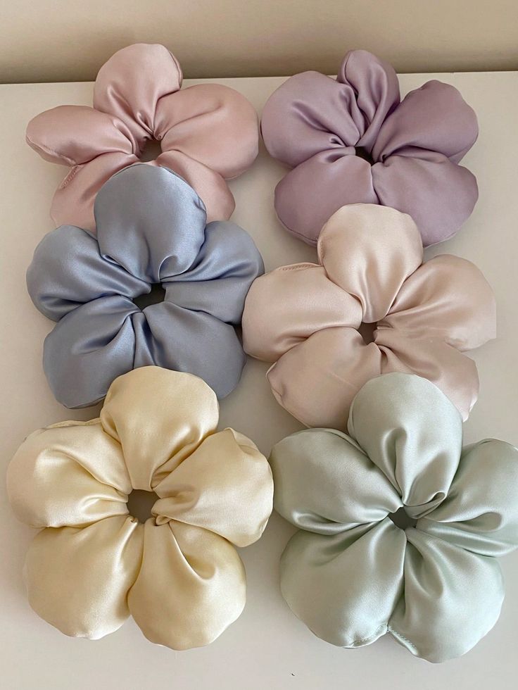 Scrunchie flor grande